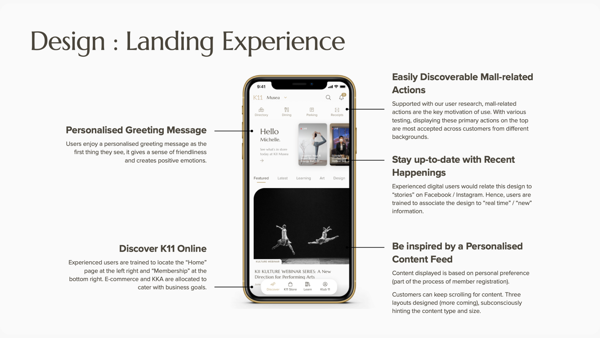 Retail Mall App detail